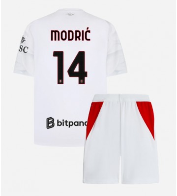 AC Milan Luka Modric #14 Udebanetrøje Børn 2026-27 Kortærmet (+ Korte bukser)